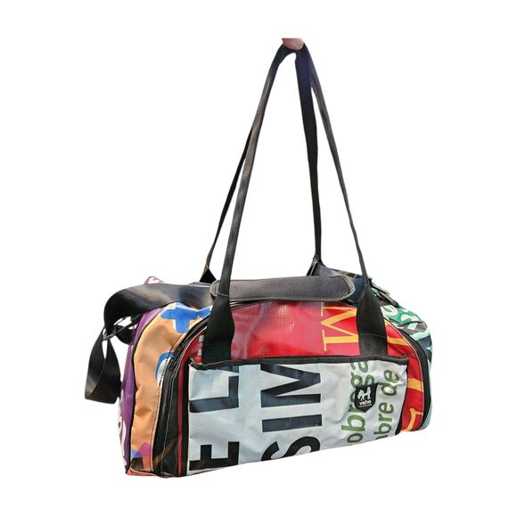 Vaho Trashion Grapic Sustainable Duffle Bag Ttravel Bag Luggage - Picture 1 of 11